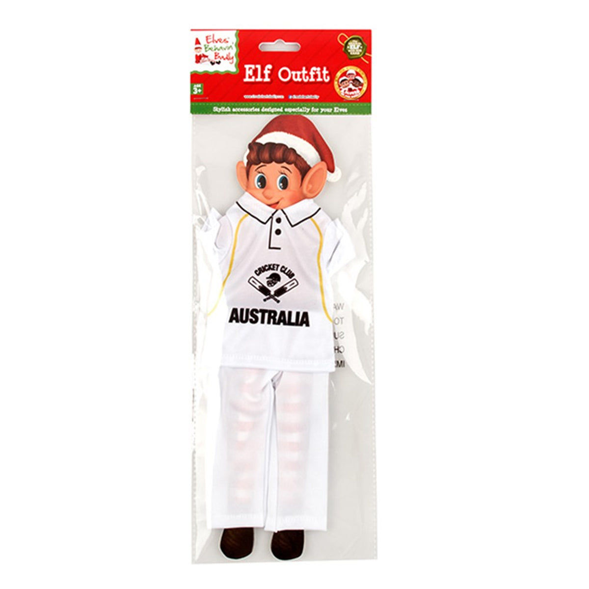 Christmas Elves BB Elf Cricket Player Outfit