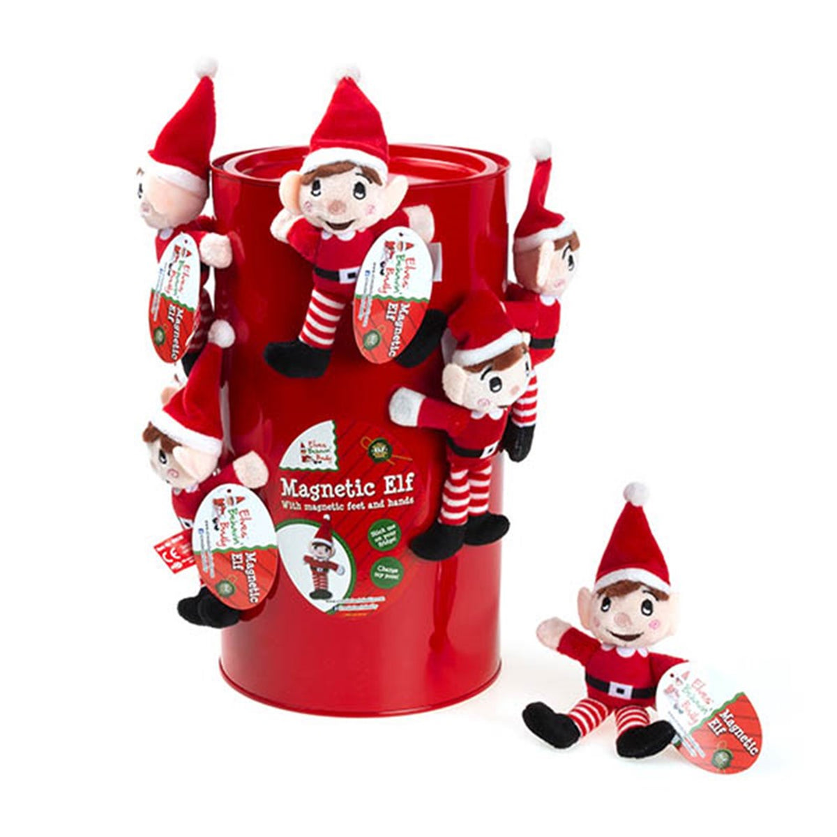 Christmas Elves BB Mini Plush Elf with Magnet