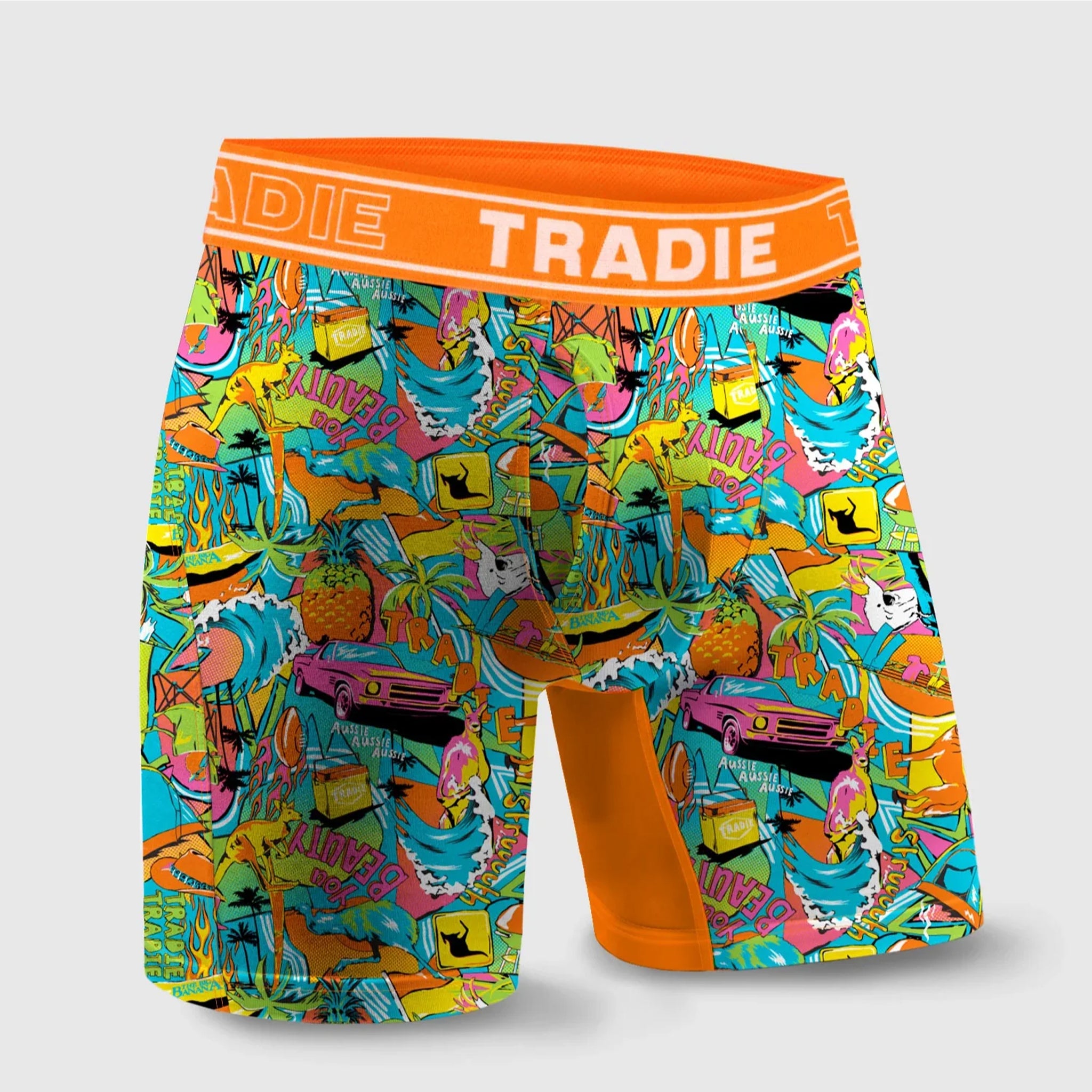 TRADIE Men's Bamboo No Chafe Long Leg Trunk