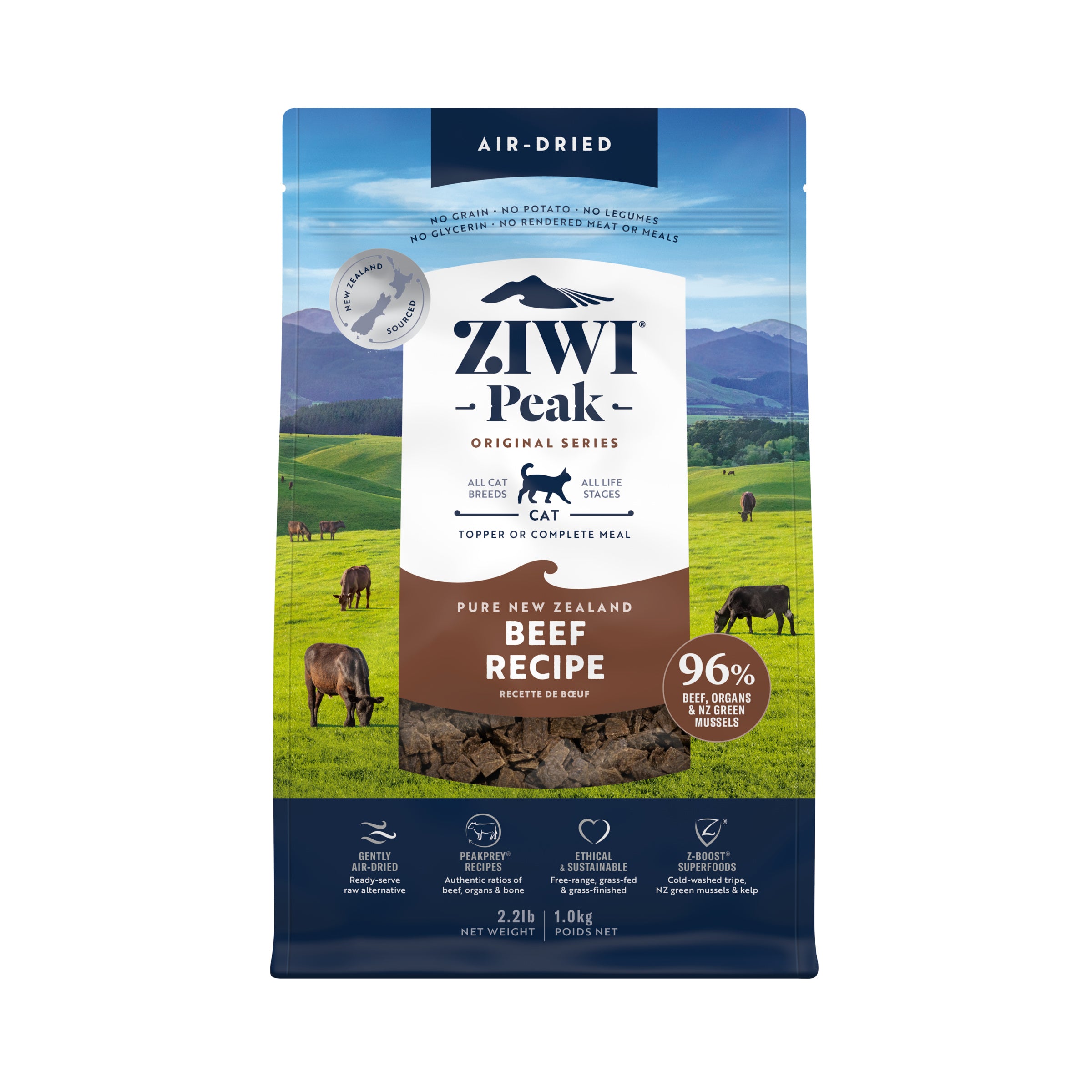 Ziwi Peak Air Dried Cat Food Beef