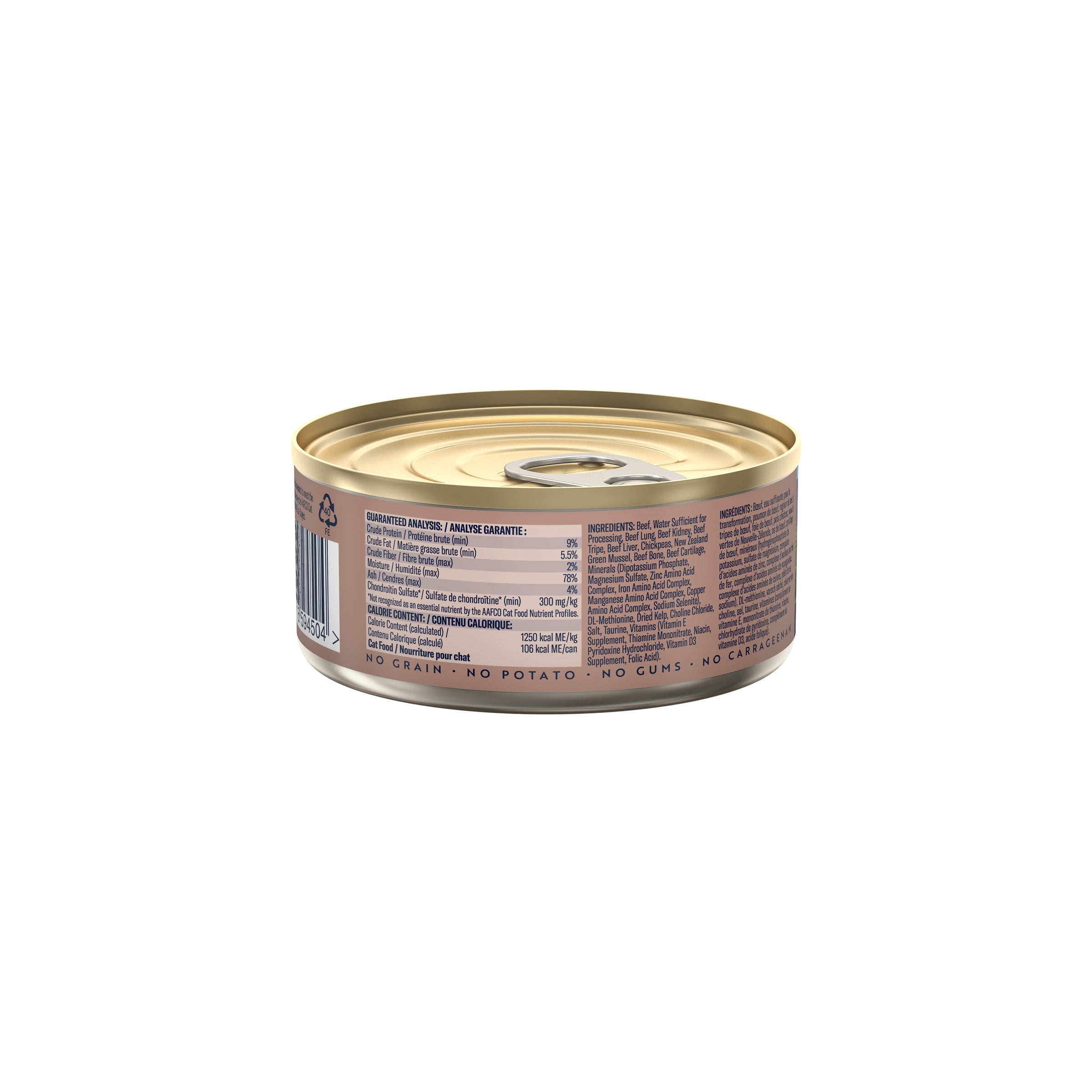 Ziwi Peak Wet Cat Food Cans Beef
