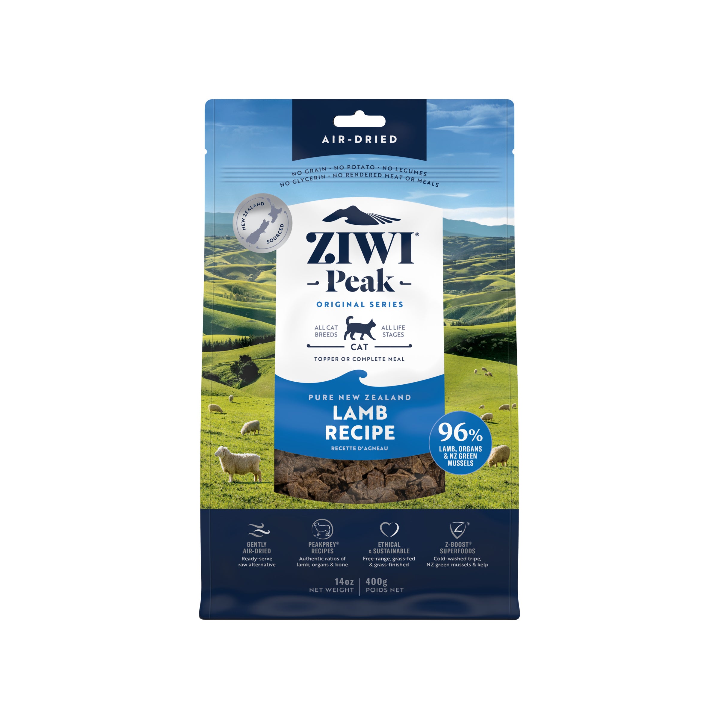 Ziwi Peak Air Dried Cat Food Lamb