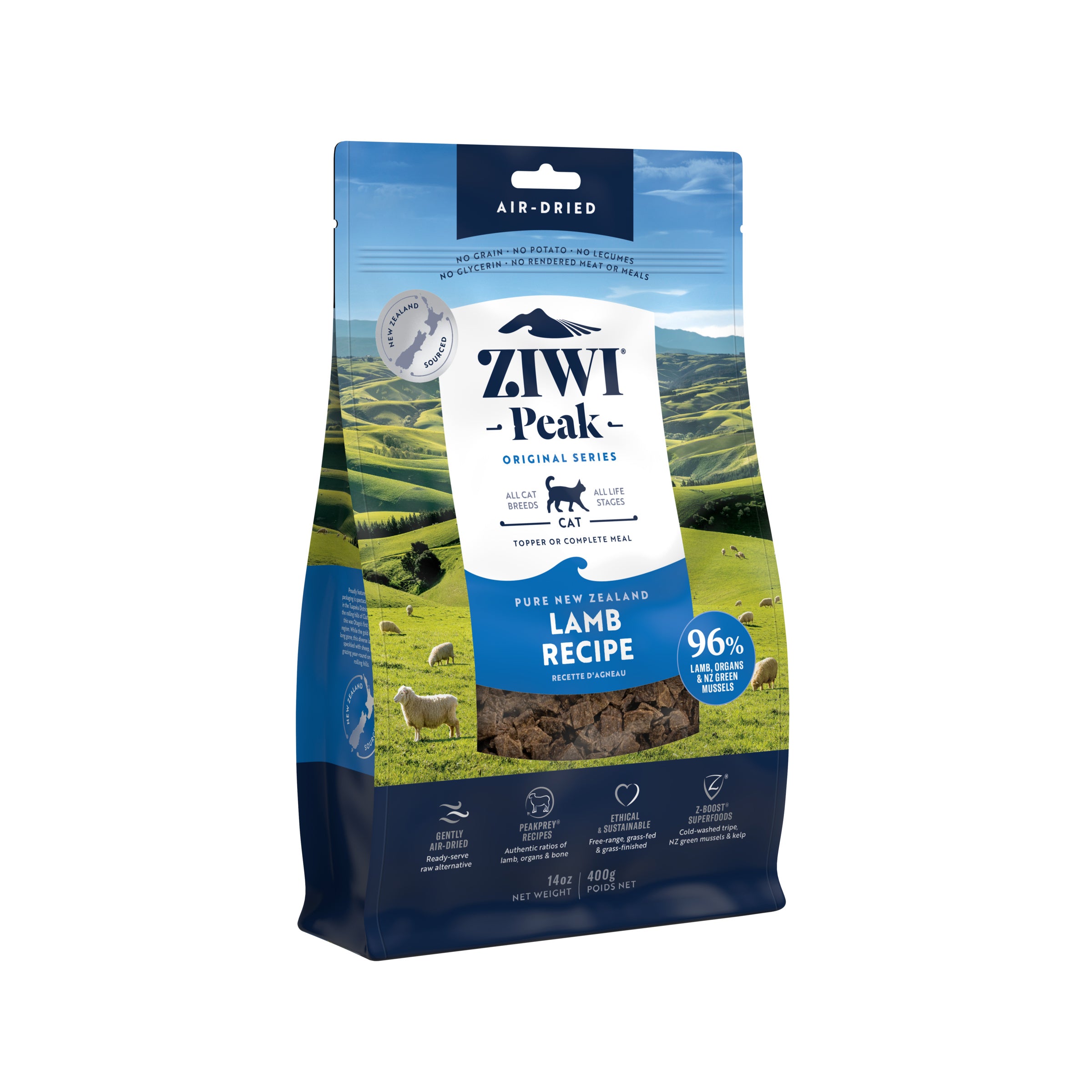 Ziwi Peak Air Dried Cat Food Lamb