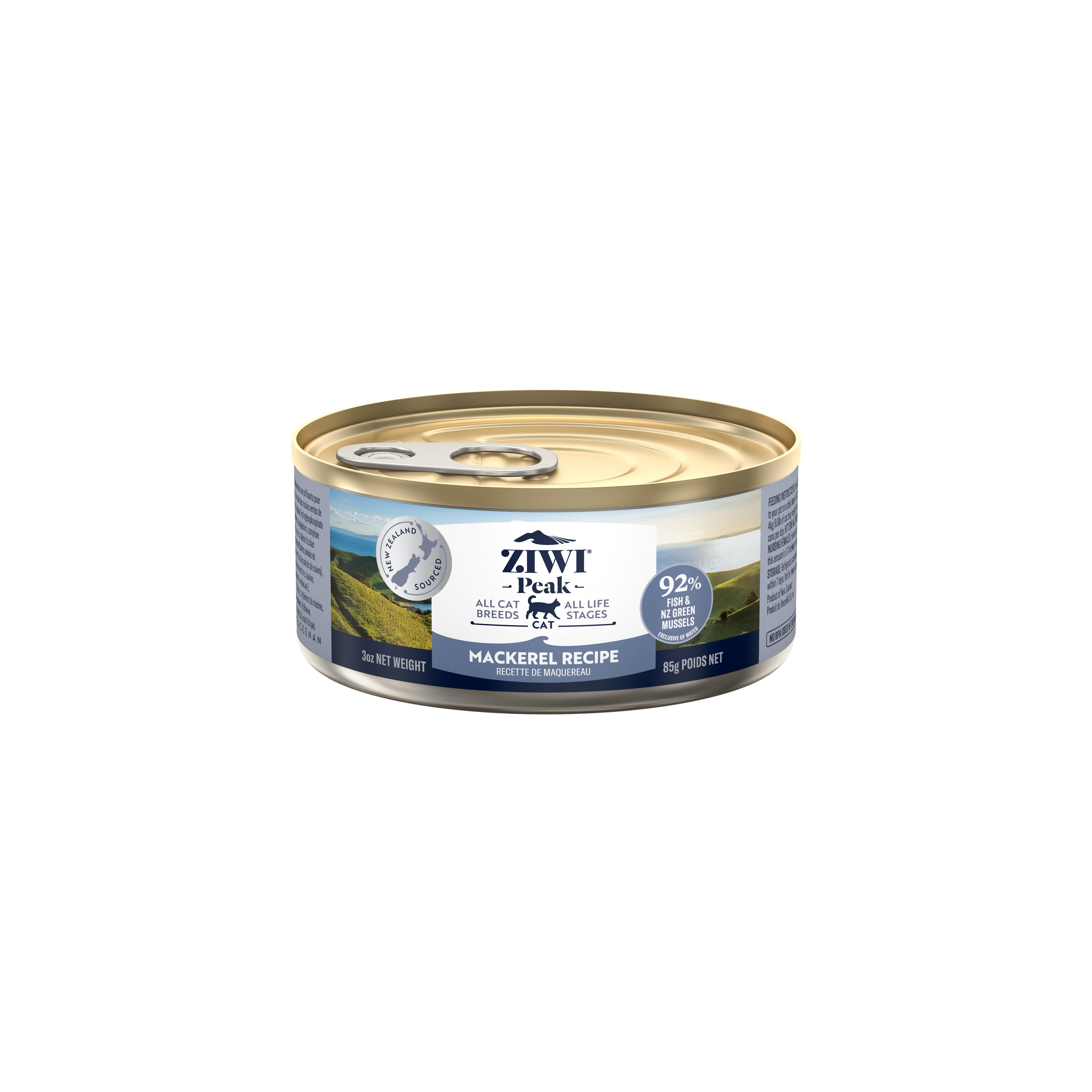 Ziwi Peak Wet Cat Food Cans Mackeral