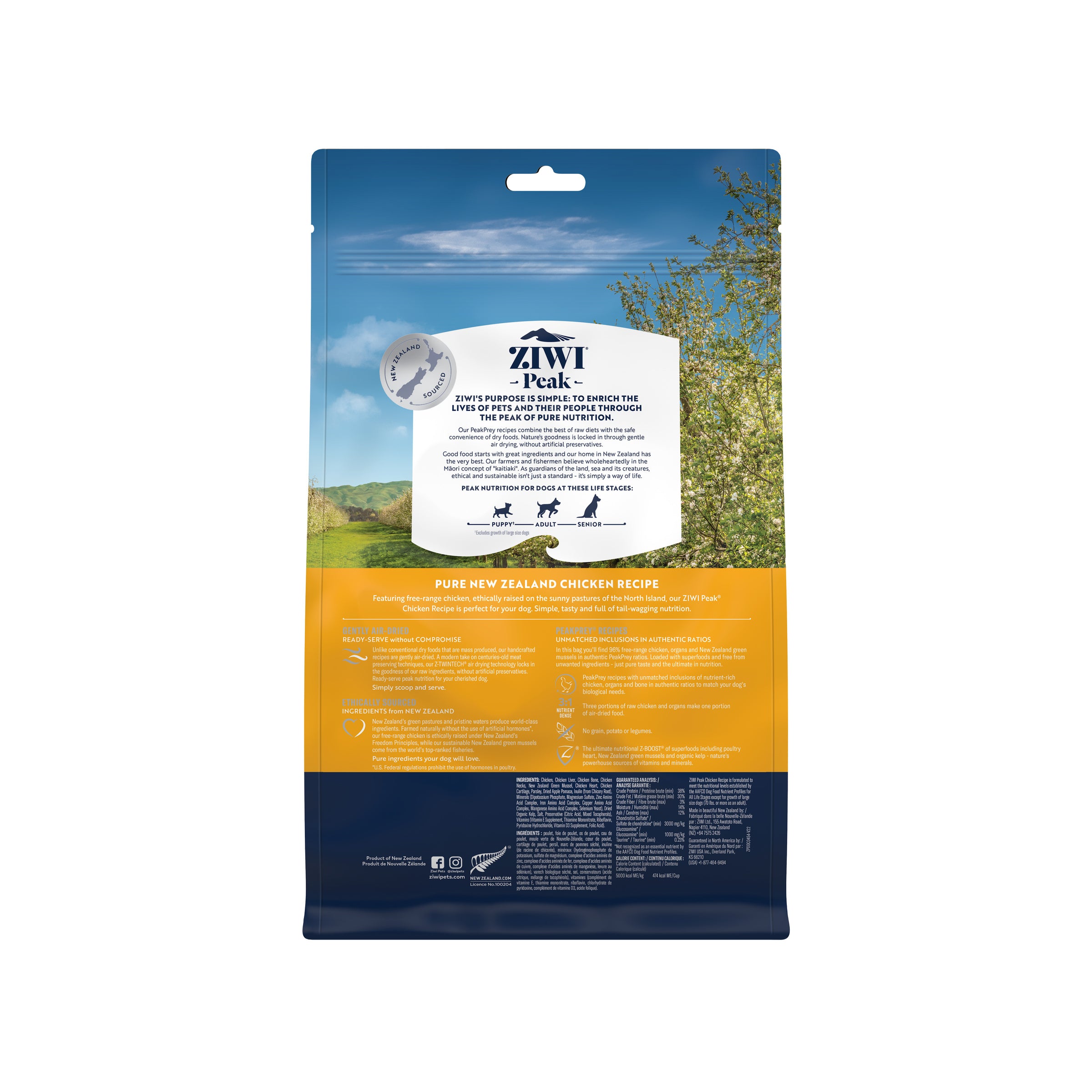Ziwi Peak Air Dried Dog Food Chicken