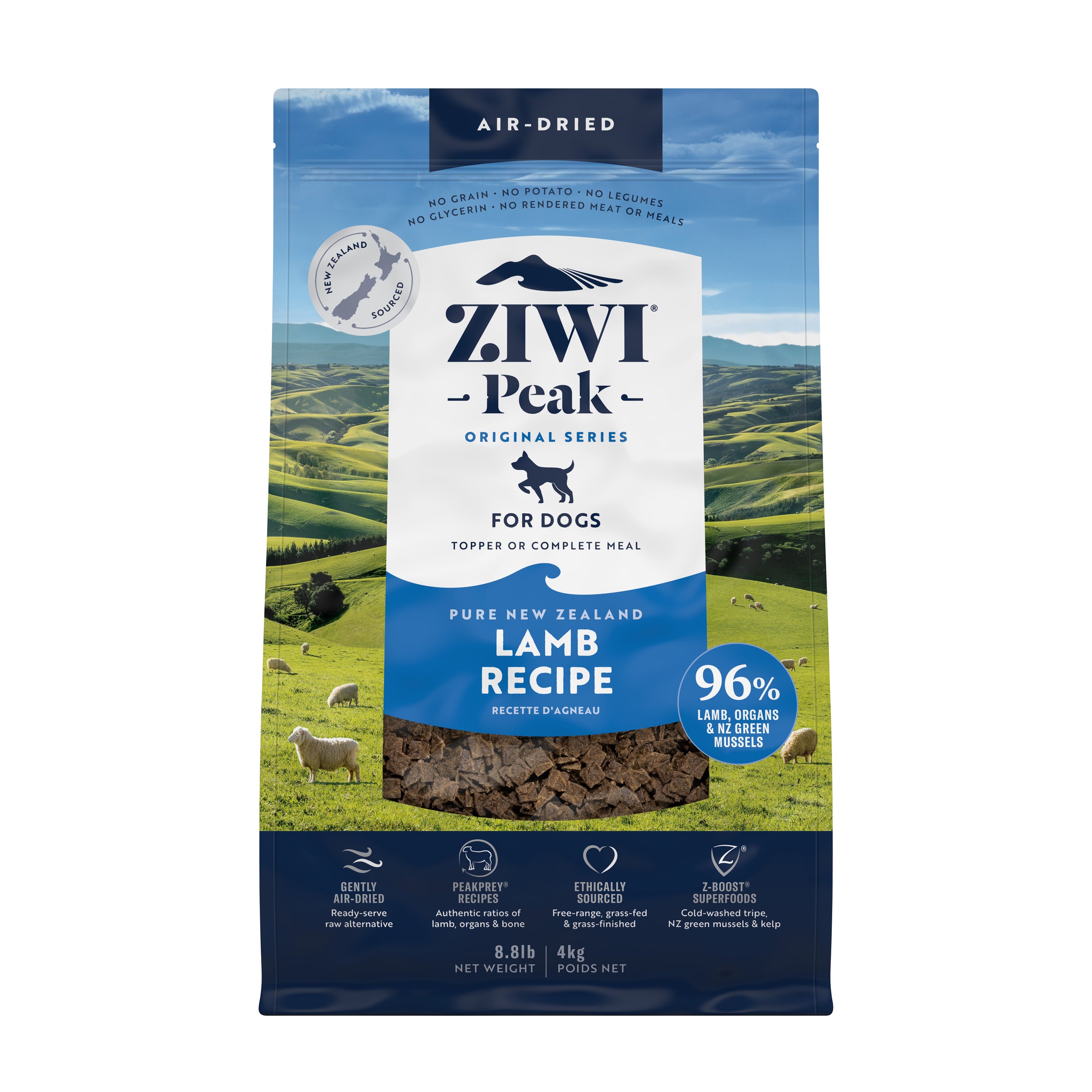Ziwi Peak Air Dried Dog Food Lamb
