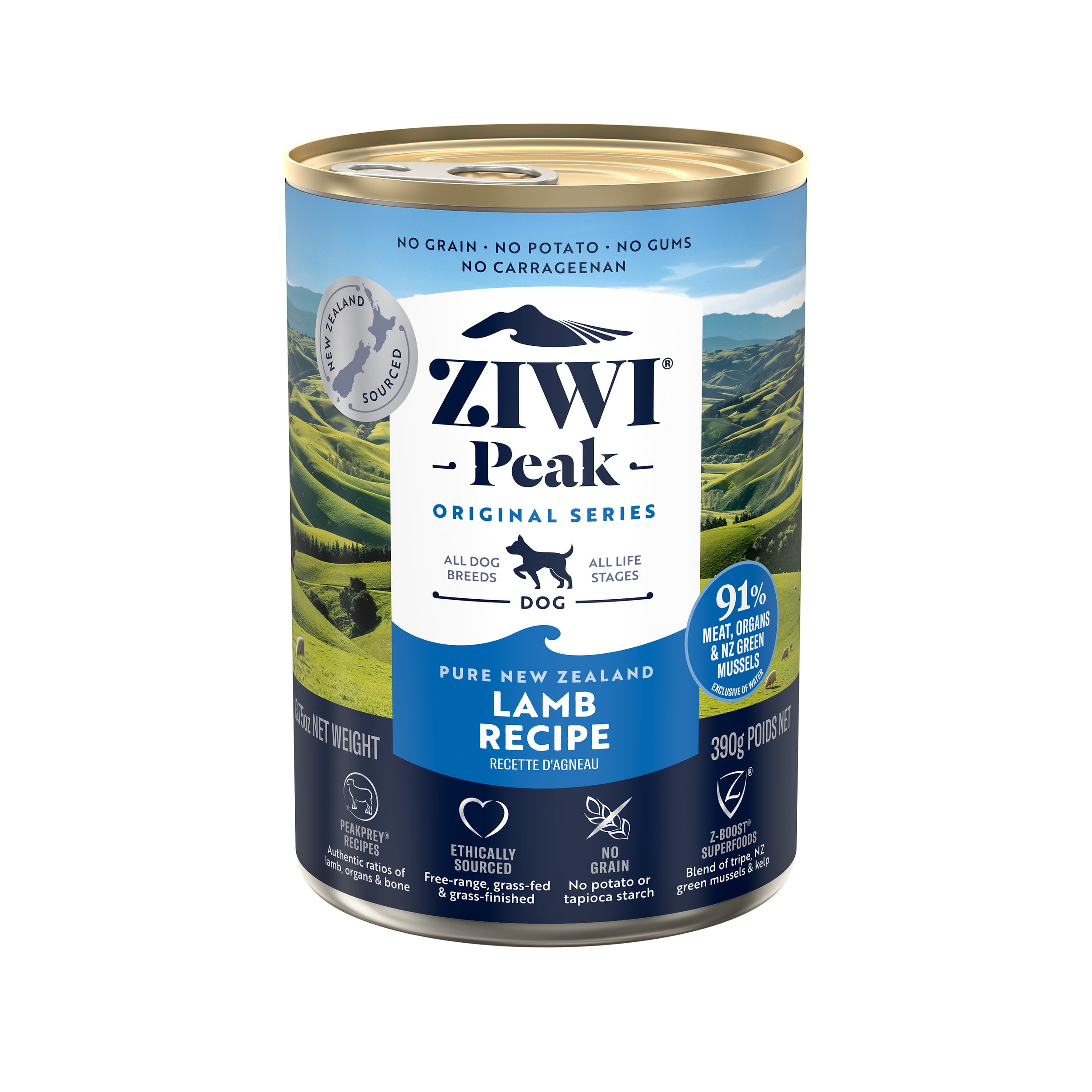 Ziwi Peak Adult Wet Dog Food Cans Lamb