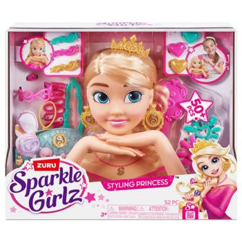 ZURU Sparkle Girlz Styling Head with Fantasy Nail Design