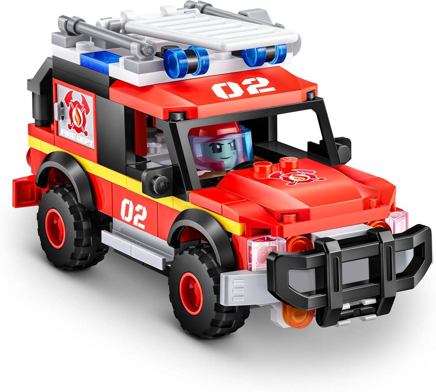 ZURU MAX Build City Fire Playset 265 Bricks