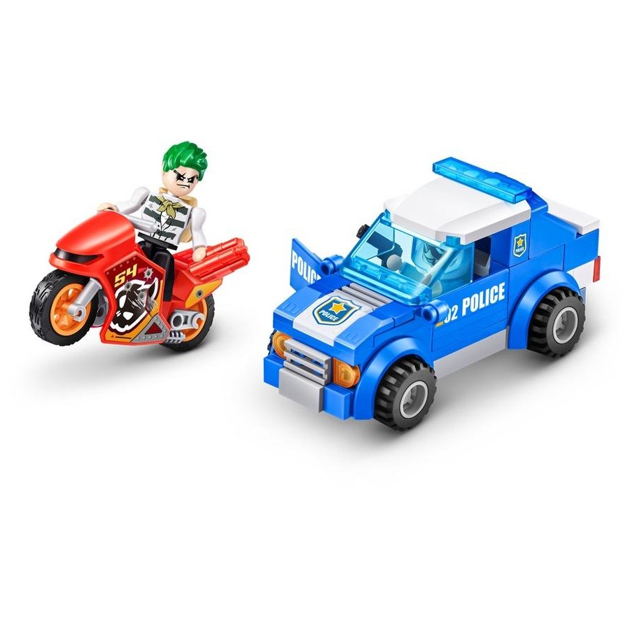 ZURU MAX Build City Police Playset 125 Bricks