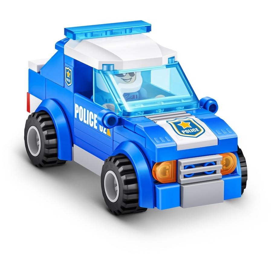 ZURU MAX Build City Police Playset 125 Bricks