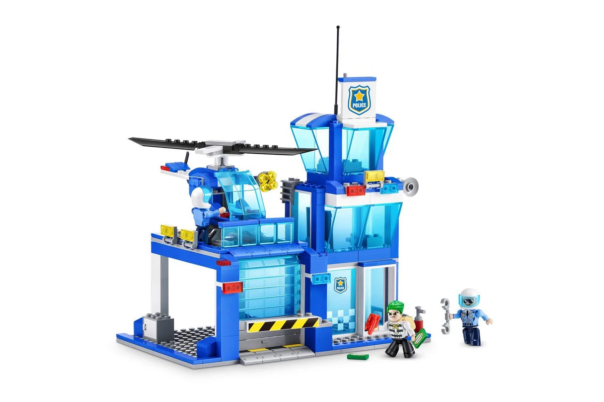 ZURU MAX Build City Police Station Playset 321 Bricks xx