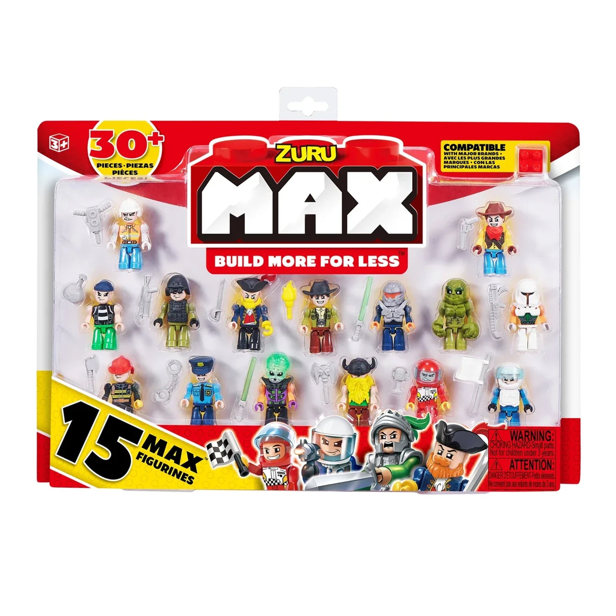 ZURU MAX Build Construction 15 Figurine Pack
