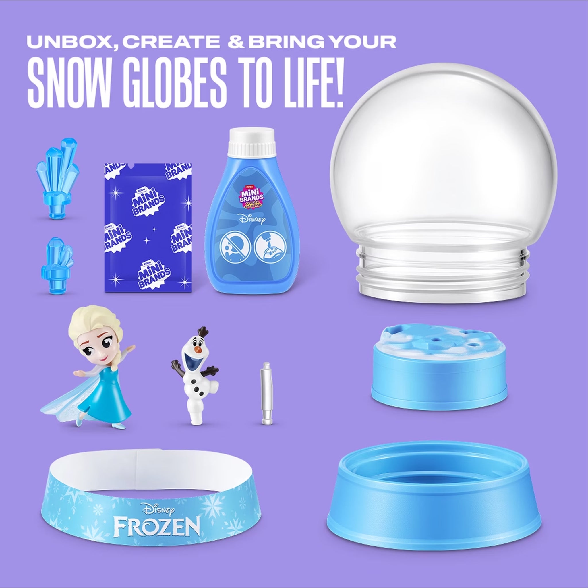 ZURU Mini Brands Create - Disney Snow Globes
