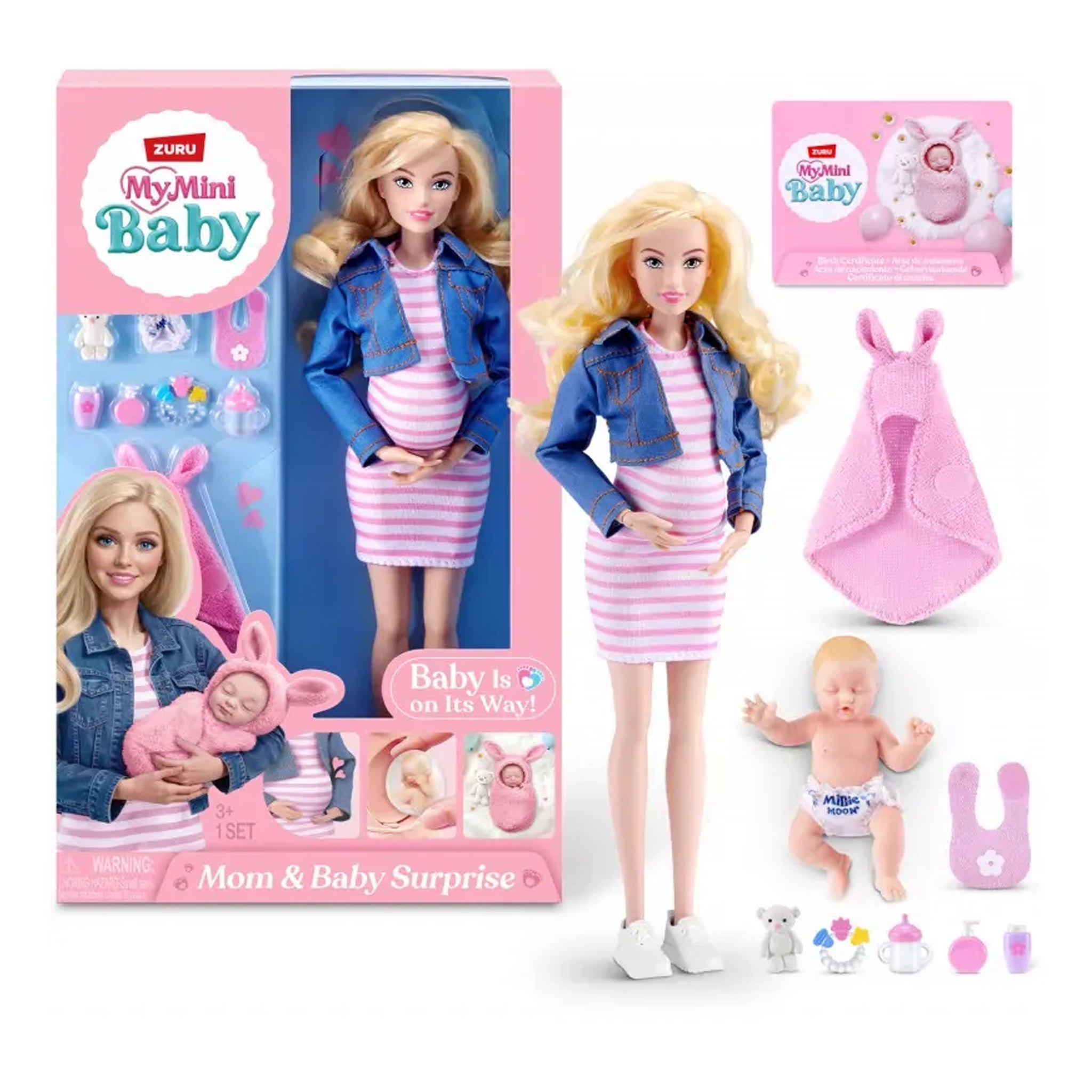 ZURU My Mini - Baby Pregnant Doll Caucasion