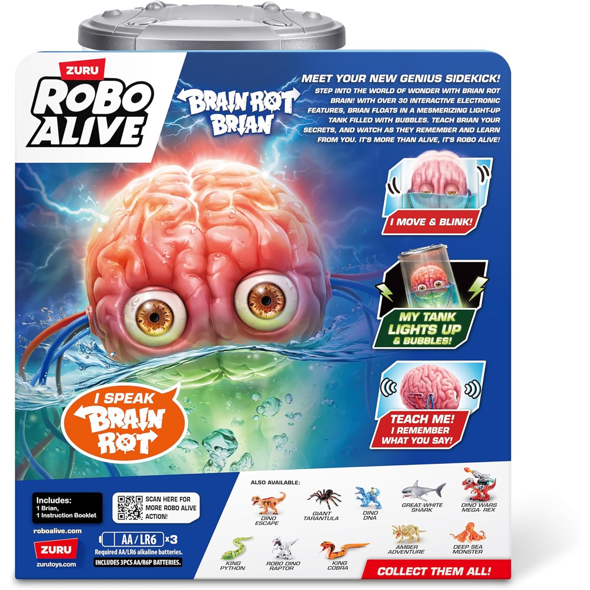 ZURU Robo Alive Brian the Brain