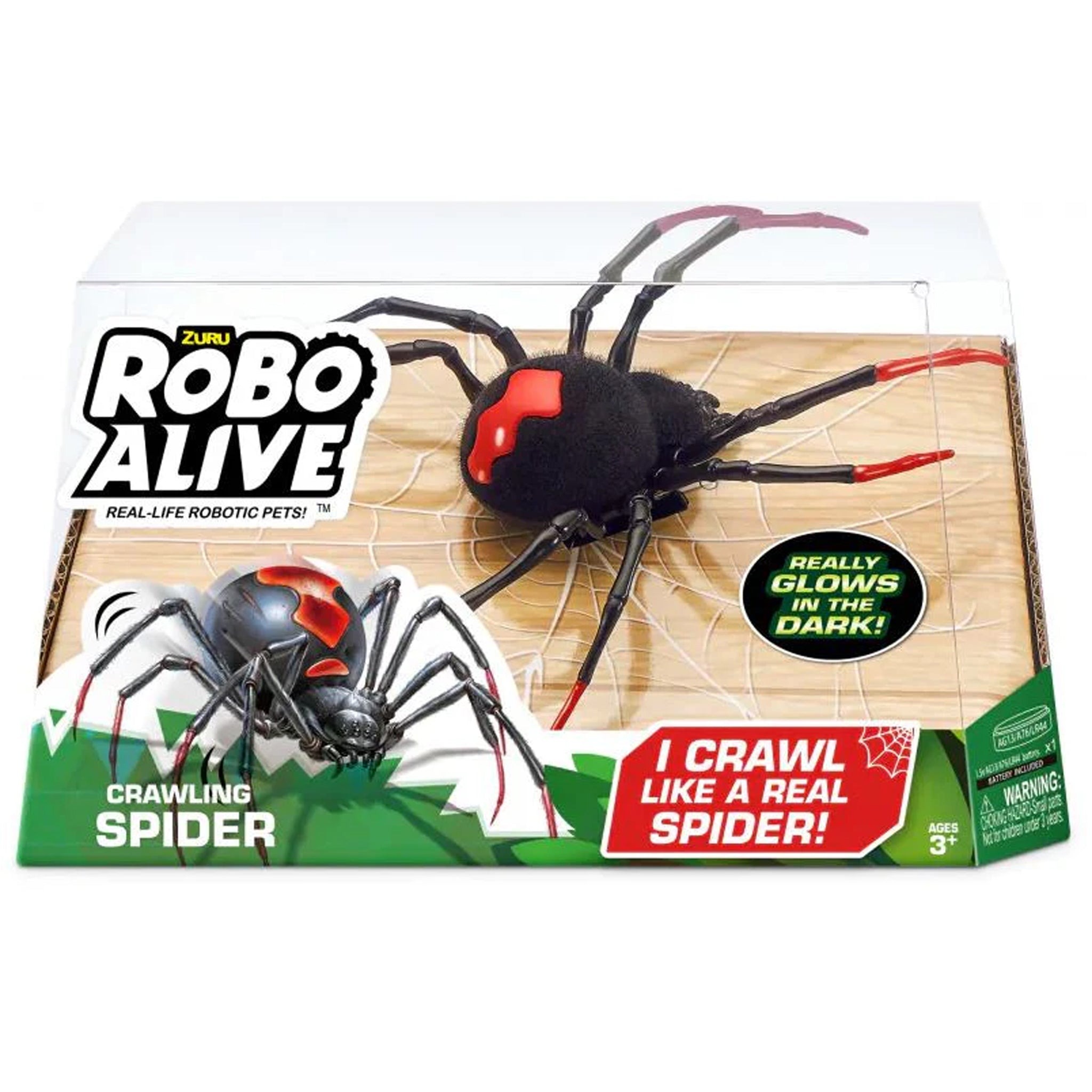 ZURU Robo Alive Robotic Spider Glow in the Dark