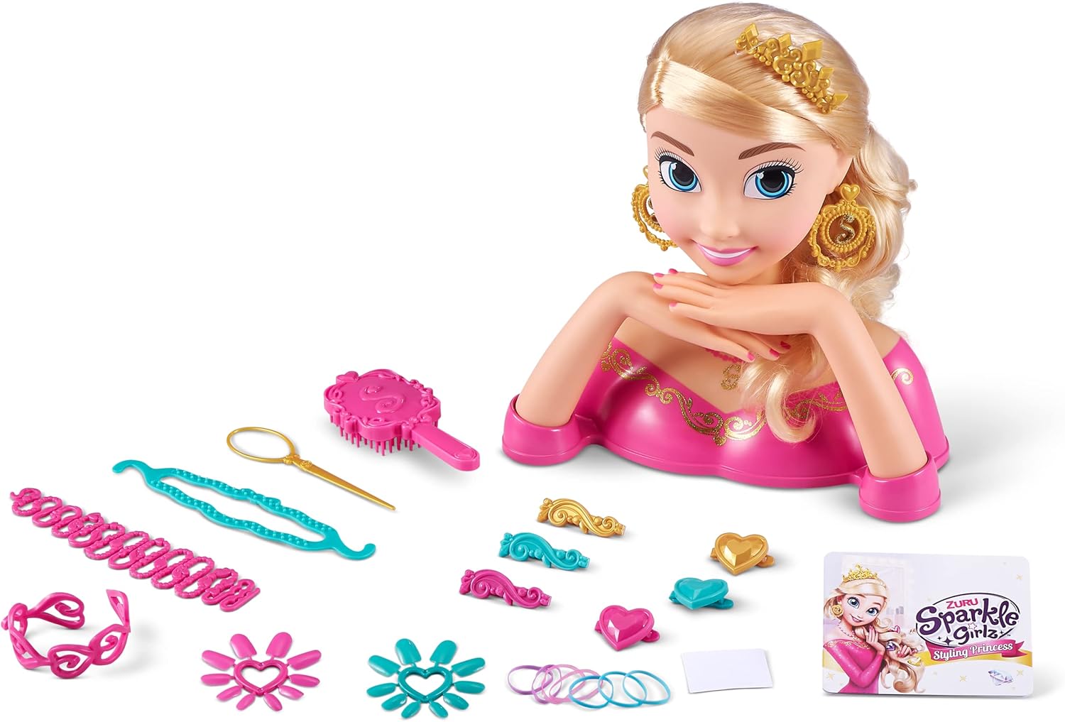 ZURU Sparkle Girlz Styling Head with Fantasy Nail Design