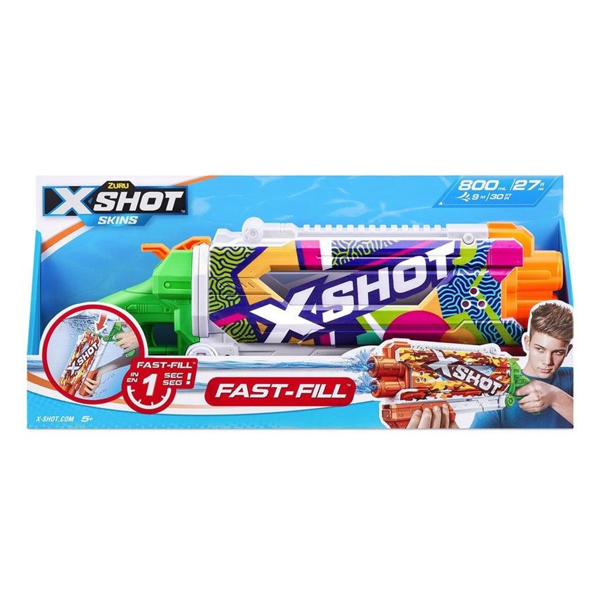 ZURU XSHOT Fast Fill Skins - Pump Action Assorted
