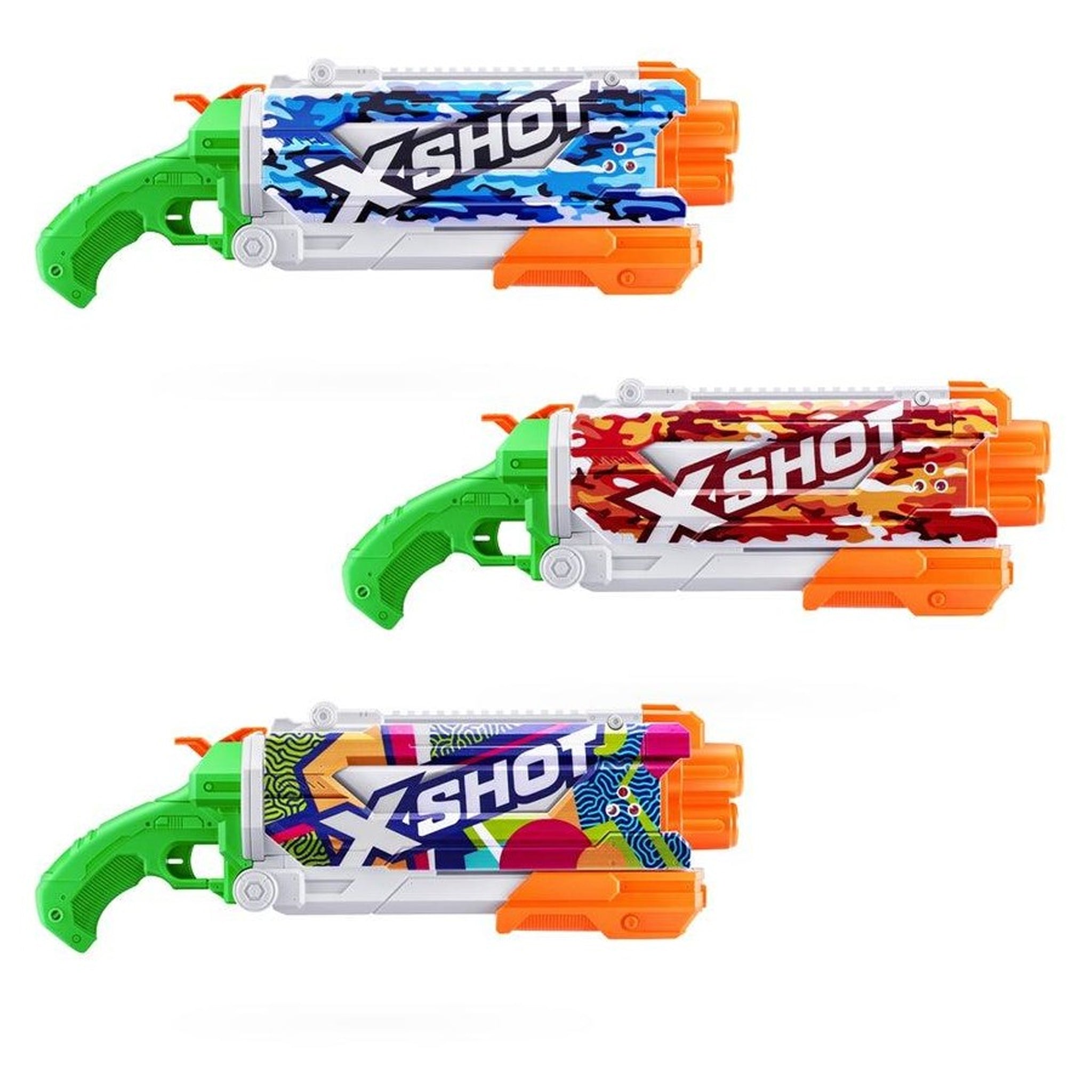 ZURU XSHOT Fast Fill Skins - Pump Action Assorted