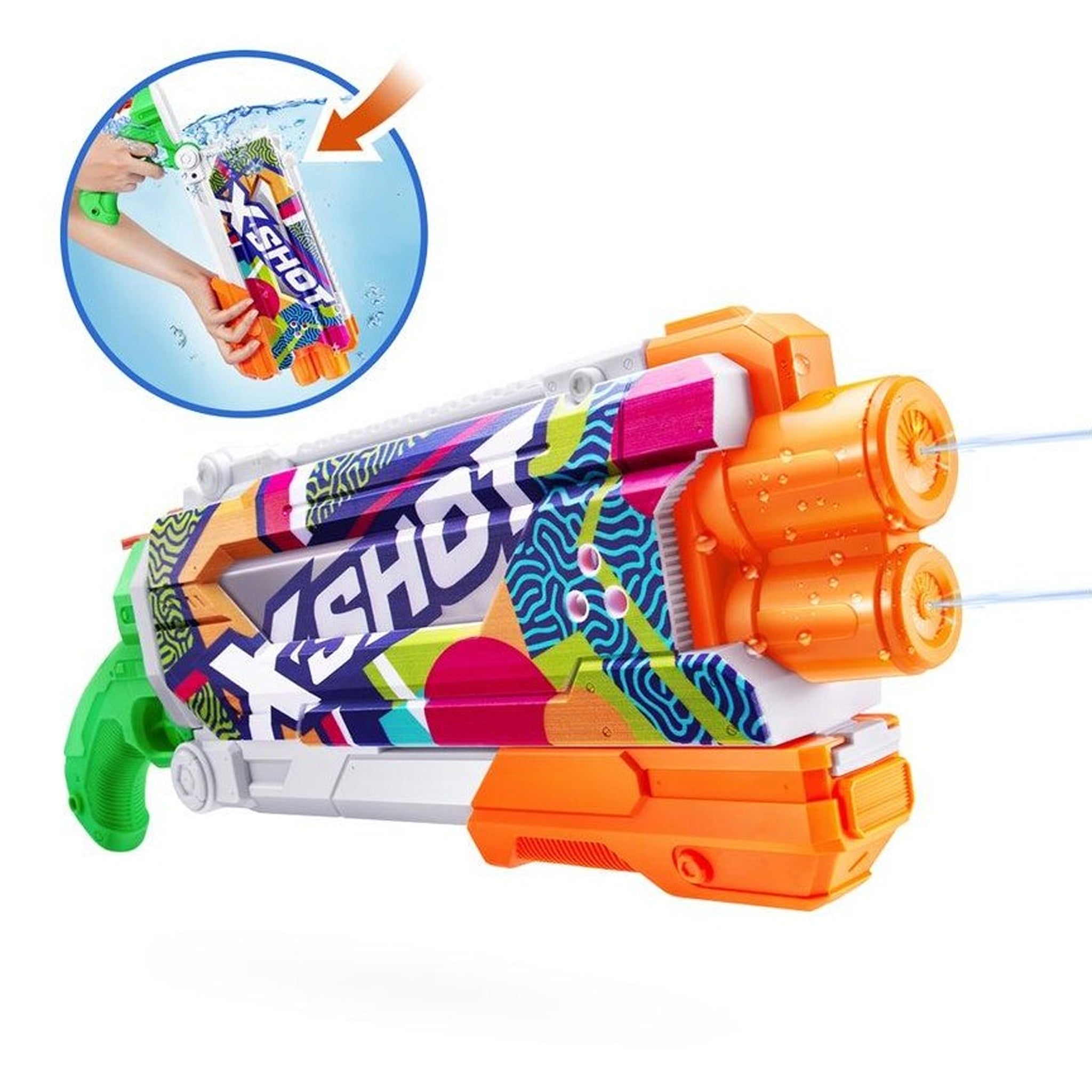 ZURU XSHOT Fast Fill Skins - Pump Action Assorted