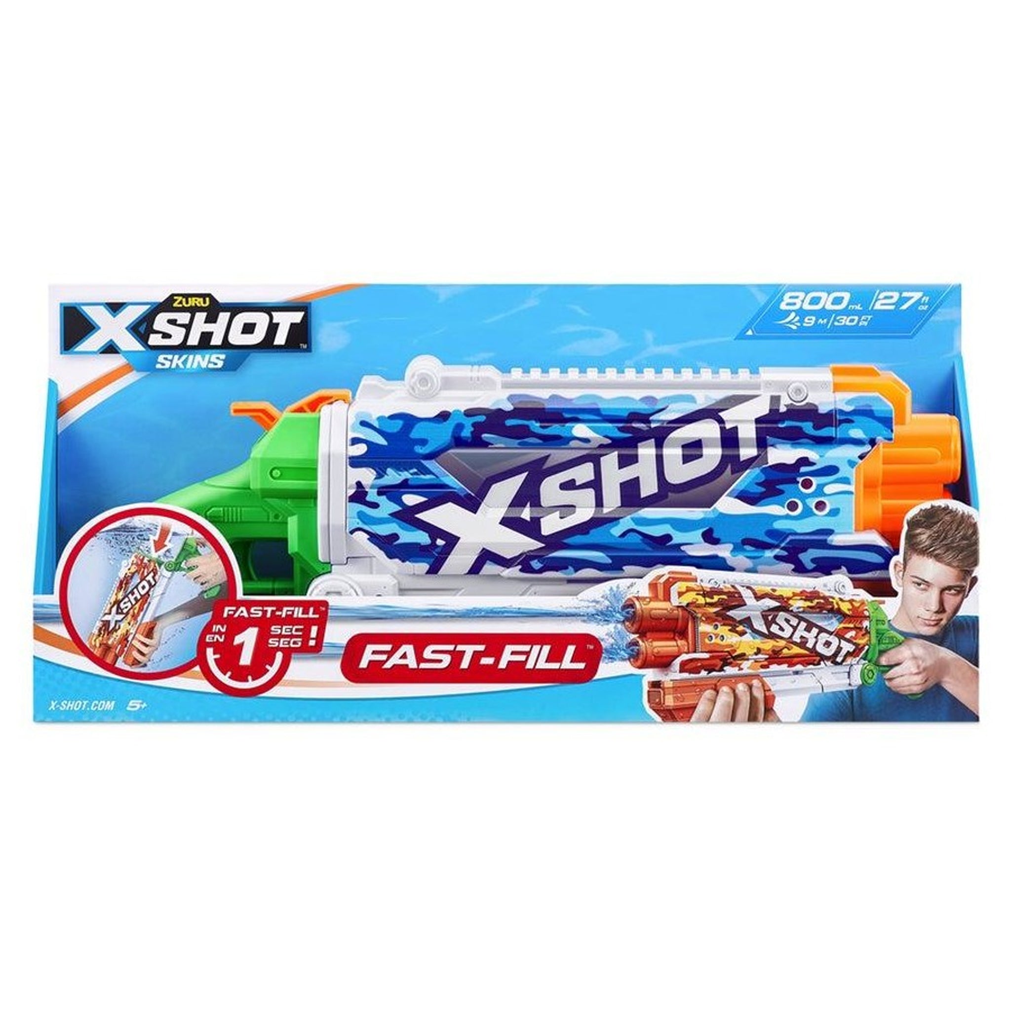 ZURU XSHOT Fast Fill Skins - Pump Action Assorted
