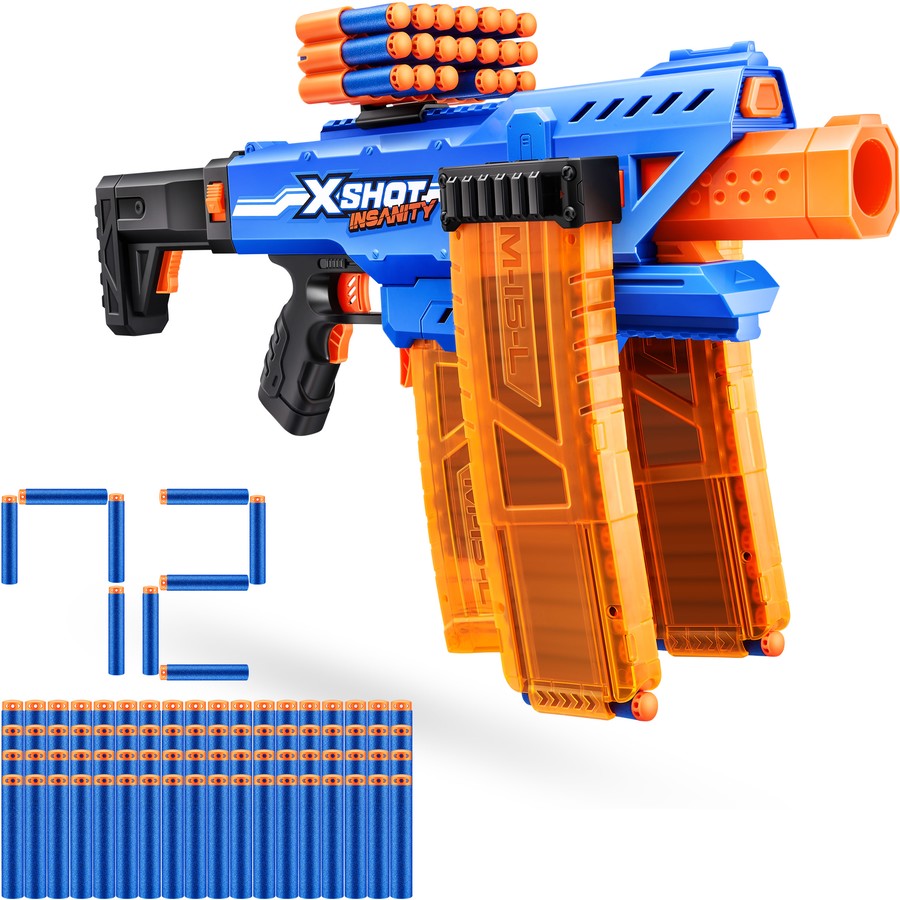 ZURU XSHOT Insanity Motorised Clip Blaster