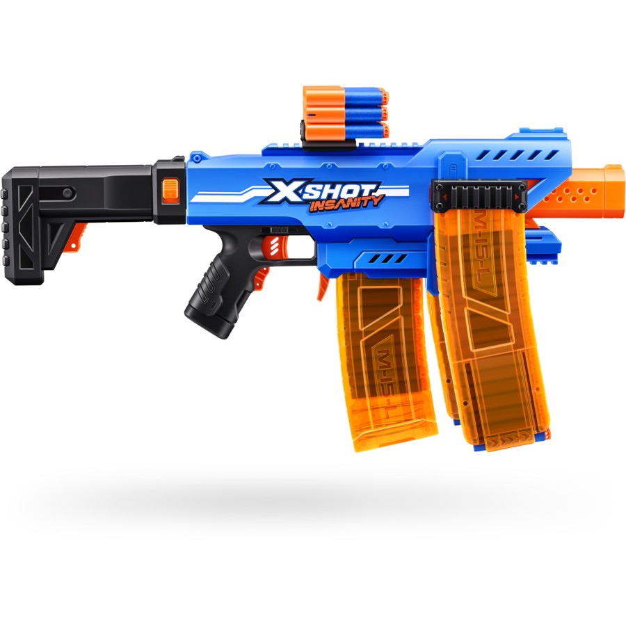 ZURU XSHOT Insanity Motorised Clip Blaster
