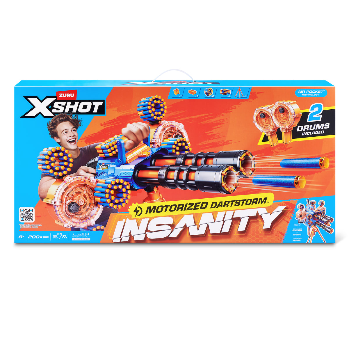 ZURU XSHOT Insanity Motorised Dart Storm