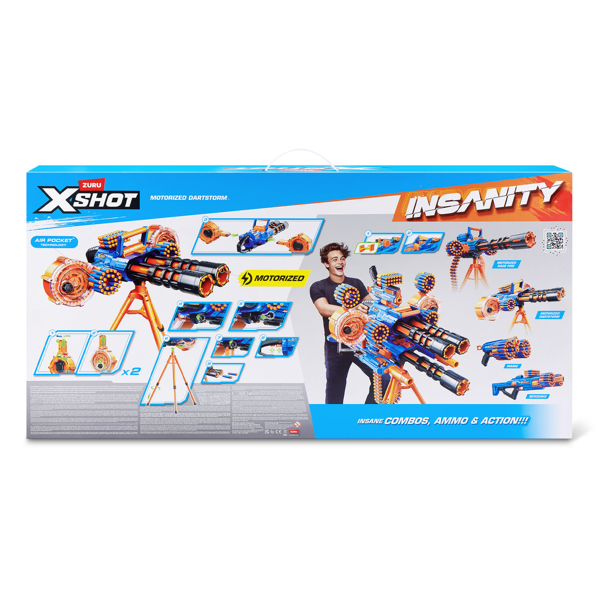 ZURU XSHOT Insanity Motorised Dart Storm