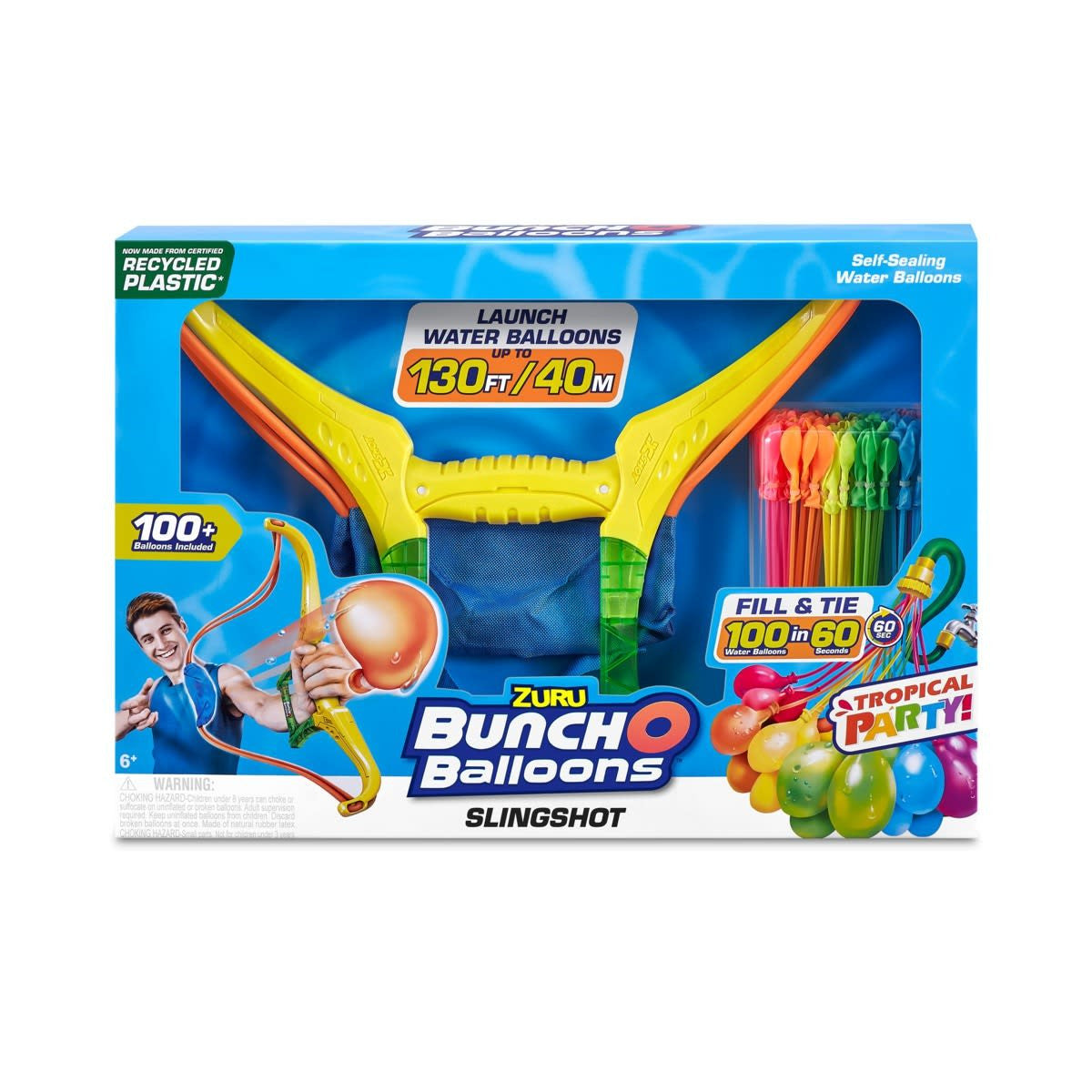 ZURU Bunch O Balloons Tropical Party Slingshot with 100 Balloons
