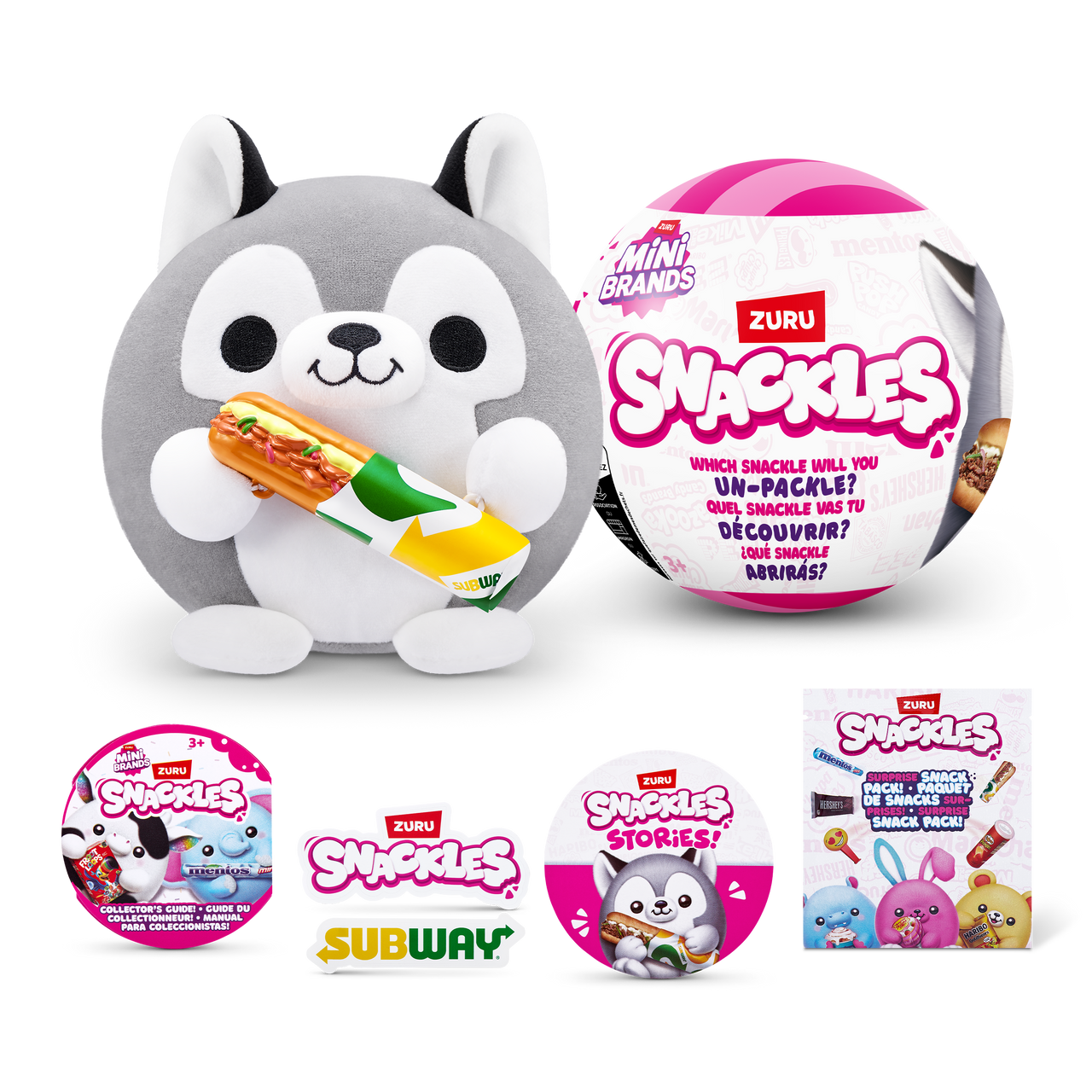 ZURU Snackles Core Licensed Plush 14" Series 1 Wave 2 - Assorted