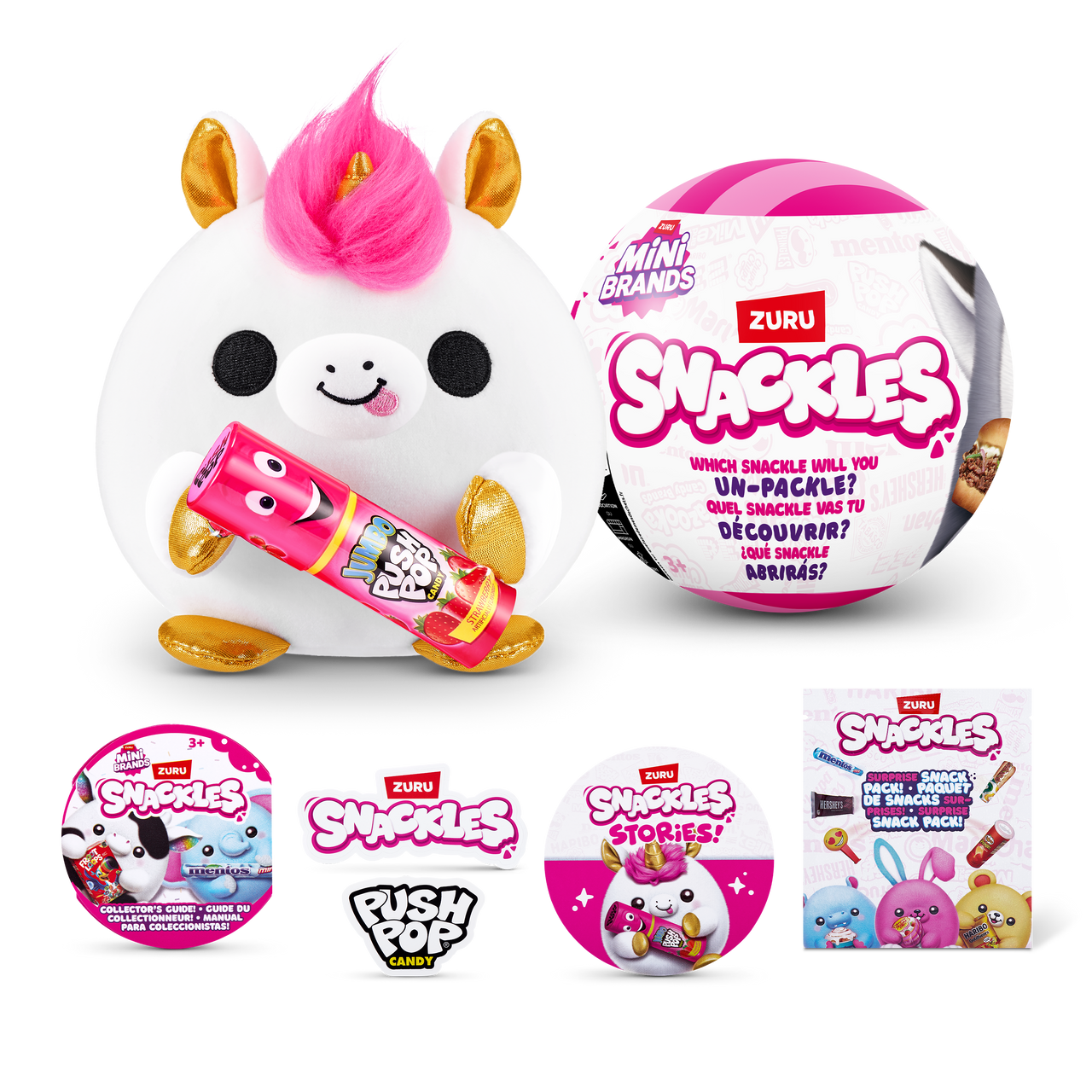 ZURU Snackles Core Licensed Plush 14" Series 1 Wave 2 - Assorted