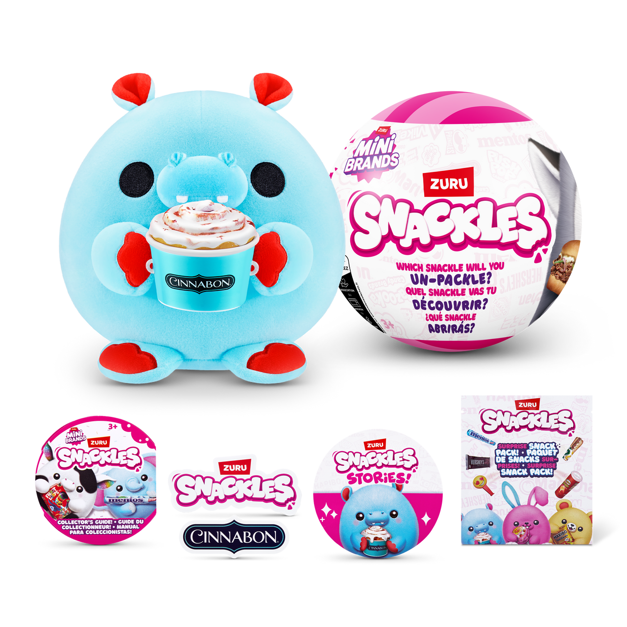 ZURU Snackles Core Licensed Plush 14" Series 1 Wave 2 - Assorted