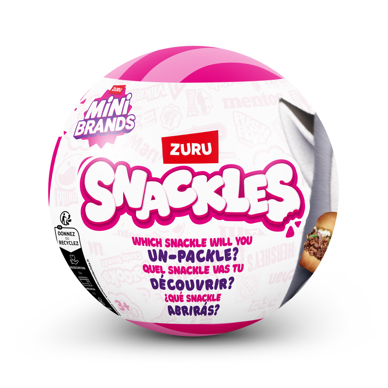 ZURU Snackles Core Licensed Plush 14" Series 1 Wave 2 - Assorted