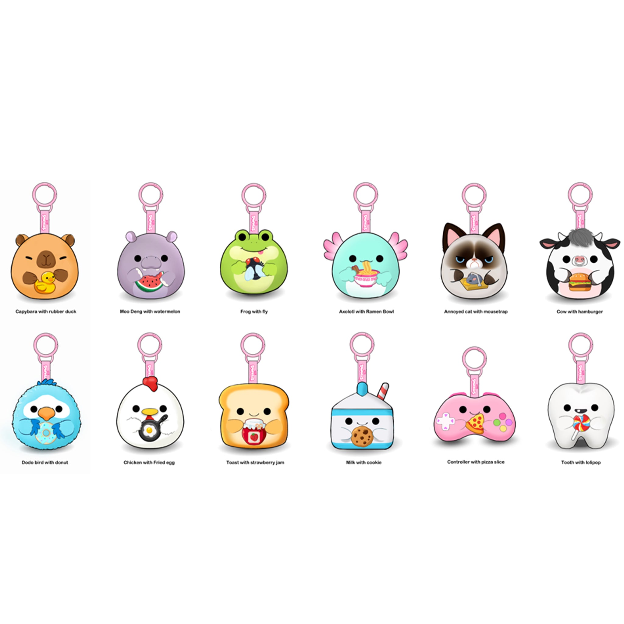 ZURU Snackles Keychains Capsule Series 1 assorted