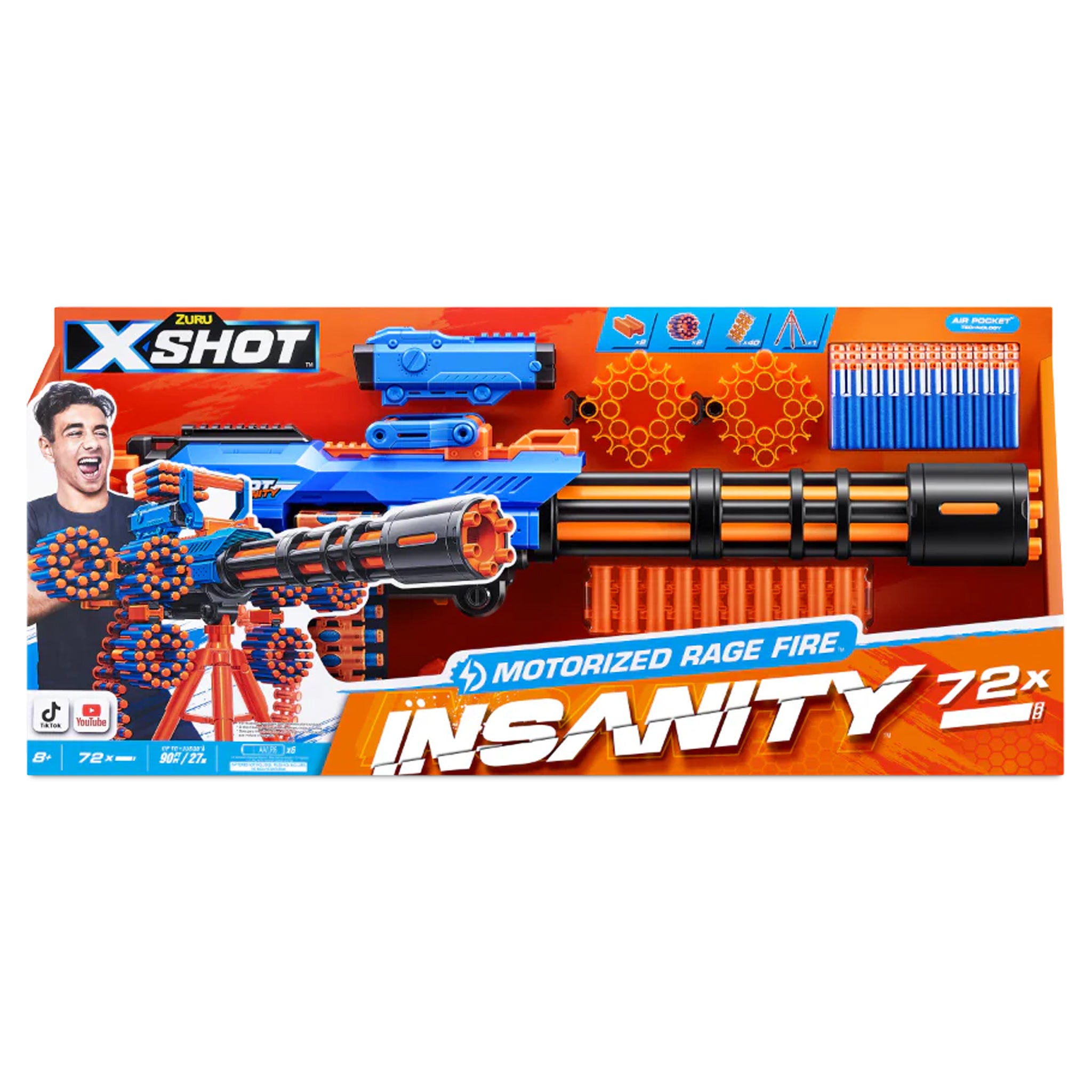 ZURU XSHOT Insanity Motorised Rage Fire