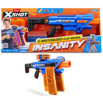 ZURU XSHOT Insanity Motorised Clip Blaster