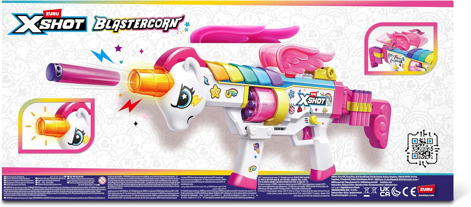 Zuru XSHOT Blastercorn Rizz Master with 24 Darts