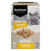 BLACK HAWK Cat Chicken in Gravy 12 x 85g