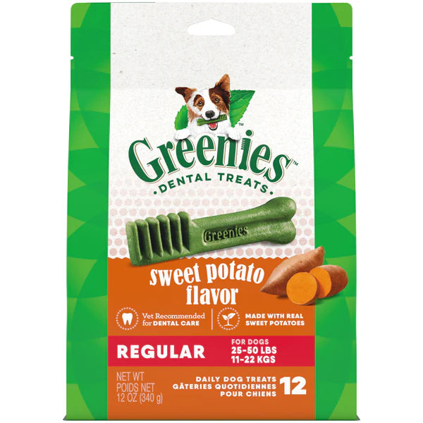 Greenies Canine Sweet Potato Dental Treats 340g