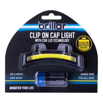 Brillar COB LED Clip On Cap Light