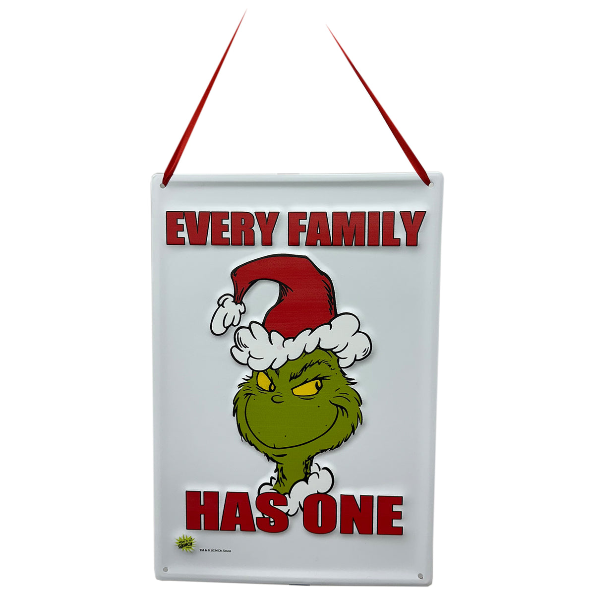 Metal Grinch Signs Assorted