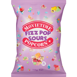 MOVIETIME Fizz Pop Sours Popcorn 110g