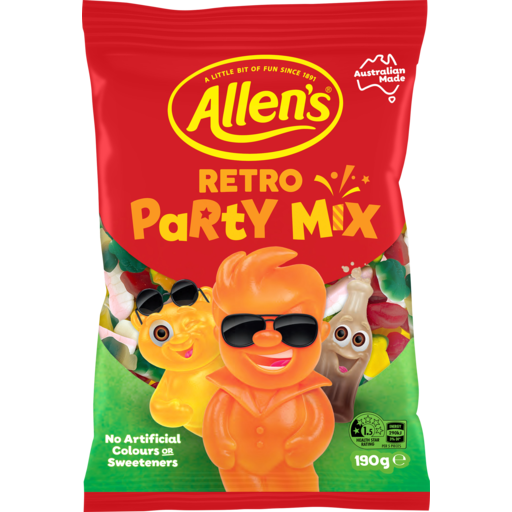 Allens Retro Party Mix 190g