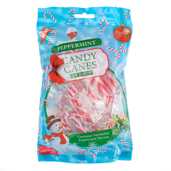 Candy Cane Mini Peppermint 24pk