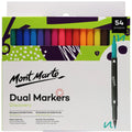 MONT MARTE Dual Markers 54pc