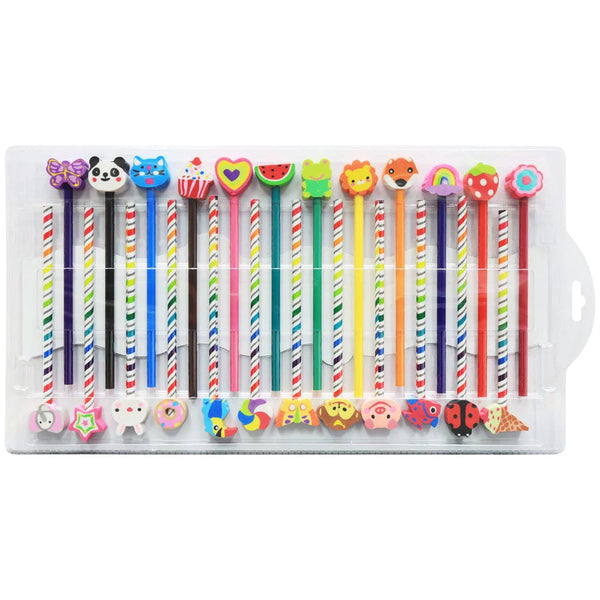 MONT MARTE Pencil and Eraser Set 48pc