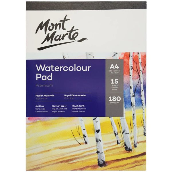 MONT MARTE Watercolour Pad German Paper