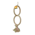 Parrot Jute Double Ring Toy